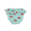 Piupiuchick Blue W/ Red Bows High Waisted Shorties