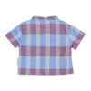 Piupiuchick Blue Checkered Hawaiian Shirt