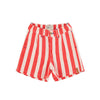 Piupiuchick White & Red Stripes Boy Short