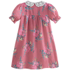 C'era Una Volta Loredana Pink Flowers  Dress