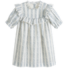 C'era Una Volta Raffaella Blue Stripes Dress