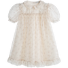 C'era Una Volta Deborah Cream Flower Dress