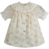 C'era Una Volta Marisol Cream Flower Baby Dress