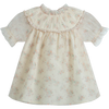 C'era Una Volta Marisol Cream Flower Baby Dress