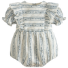 C'era Una Volta Nina Blue Stripes Romper