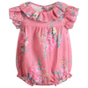 C'era Una Volta Roberta Pink Flowers Romper