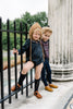 Sweet Threads Zara Navy Blue Romper