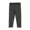 Sweet Threads Monochrome Knit Grey Patterned Leggings.