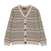Sweet Threads Ciinder Meadow Cream Patterned Cardigan.