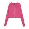 Sweet Threads Stella Hot Pink Cardigan