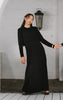 Froo Style Mikayla Maxi Black Dress 2 Pc Set