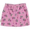 Piupiuchick Pink corduroy w/ flowers allover Knee-length skirt