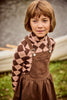 Little Parni Argyle Brown Longsleeve Turtleneck K705