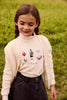 Little Parni Printed Ivory Longsleeve Turtleneck K698