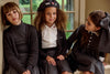 Little Parni Girls Collared Black Dress K681.