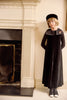 Little Parni Girls Velour Black Maxi K692 *FINAL SALE*