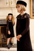 Little Parni Girls Velour Black Maxi K692 *FINAL SALE*