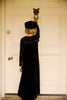 Little Parni Girls Velour Black Maxi K692 *FINAL SALE*