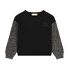 Retrokid Scuba Knit Boys Sweater Black/Cream