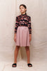 Olivia Rohde Pink Leather Skirt No. 2224 A