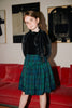 Olivia Rohde Green Plaid Skirt.