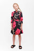 Christina Rohde Black/Pink Floral Set No. 2204 100  No. 4488 100