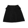 Bopop Denim Snap Collection Skirt Black