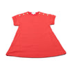 Bopop Snap Collection 3/4 Sleeve Dress Coral