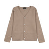 Sweet Threads Taplan Light Brown Cardigan