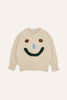 The Campamento Ecru Happy Face Kids Sweater