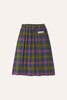 The Campamento Multicolor Checked Kids Skirt