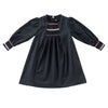 Kipp Black Smocked Stitch Dress