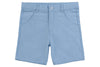 Kipp Polished Cotton Light Blue Shorts