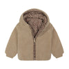 Denali Outerwear Teddy Beige/Leopard Bomber