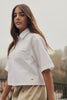 N.M Cropped White Shirt