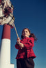 Rooie and Friends Girl's Club Denim Rooie Red Jacket