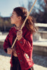 Rooie and Friends Girl's Club Denim Rooie Red Jacket