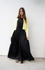 N.M Sleeveless Drawstring Black Maxi