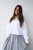 N.M Pleated Taffeta Grey Skirt