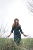 G Degree Cargo Pocket Corduroy Emerald Skirt