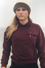 G Degree Safety Pin Burgundy Sweatshirt