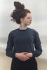 G Degree Raw Edge Blue Sweatshirt