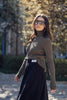 NdotM Ribbed Knit Green Turtleneck
