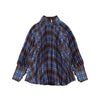 Christina Rohde Blue Plaid Top No. 4494 132