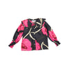 Christina Rohde Black/Pink Floral Set No. 2204 100  No. 4488 100