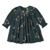 Marmar Copenhagen Dulla Scallop Dp Forest Heart Dress