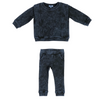 Crew kids Navy Acid Wash Set