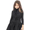 Venera Arapu Black Shadow Flow Dress.