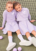 Little Parni Lavender Girls Cropped Tee K415