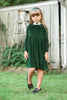 Ann of Nan Flocking Green Mock Neck